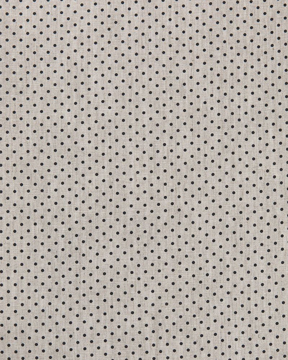 Scoopy Charcoal on Natural Linen