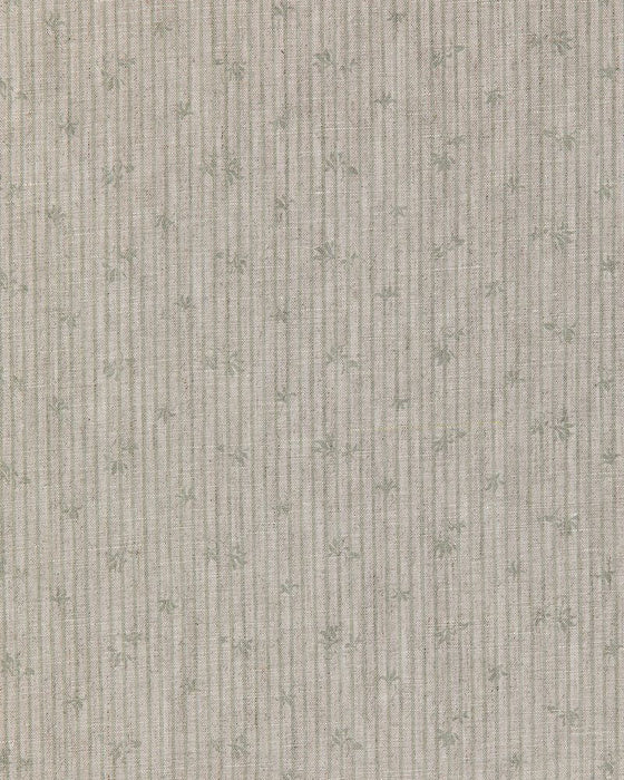 Metro Aqua on Natural Linen