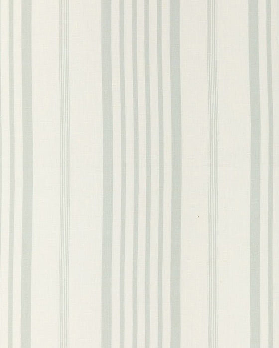 Jolly Stripe Dove on White Linen
