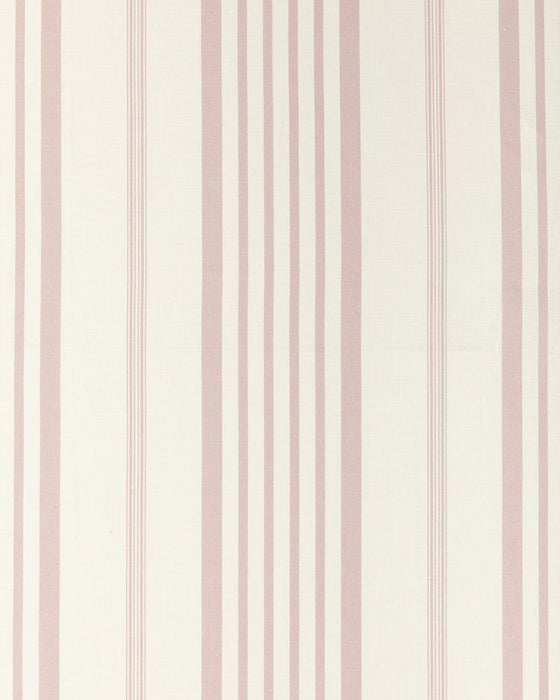 Jolly Stripe Lilac on White Linen