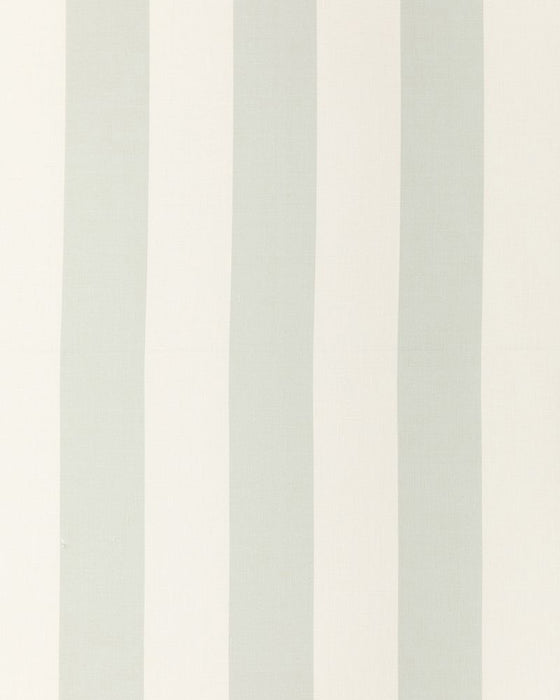 Three Inch Stripe Dove on White Linen