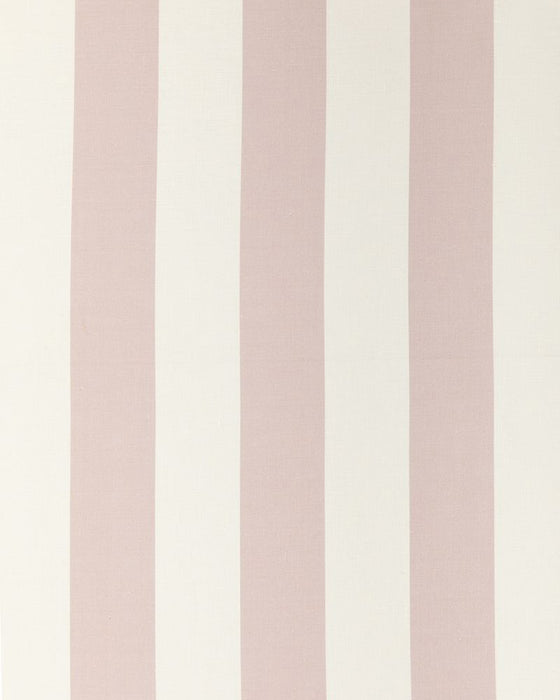 Three Inch Stripe Lilac on White Linen