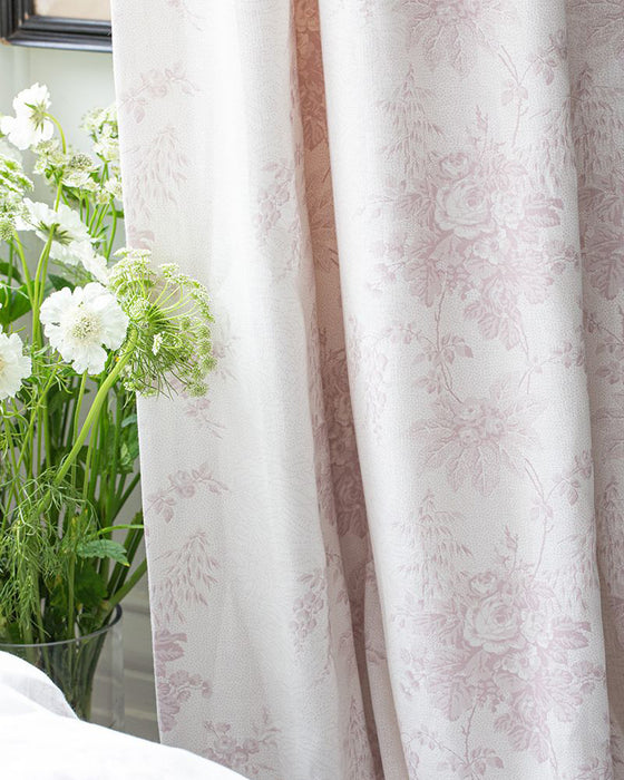 Charlotte Lilac on White Linen