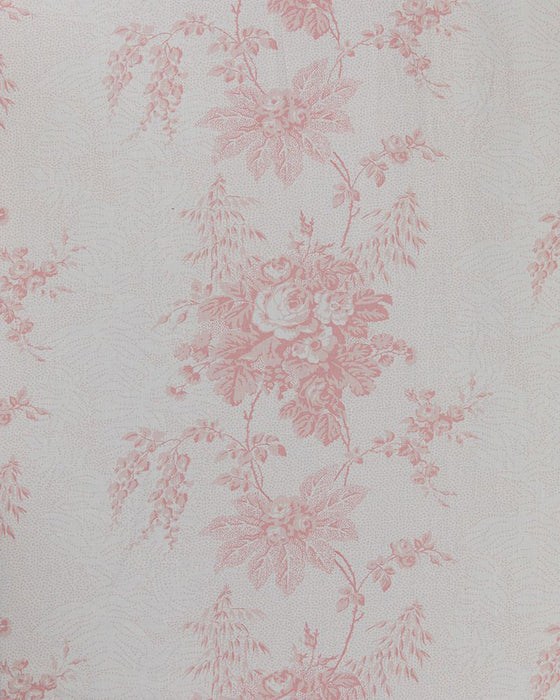 Charlotte Pink on White Linen