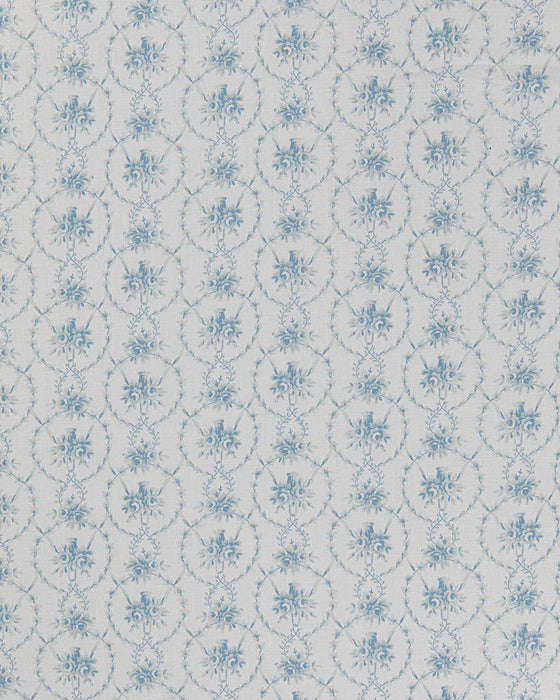 Julia Blue on White Linen