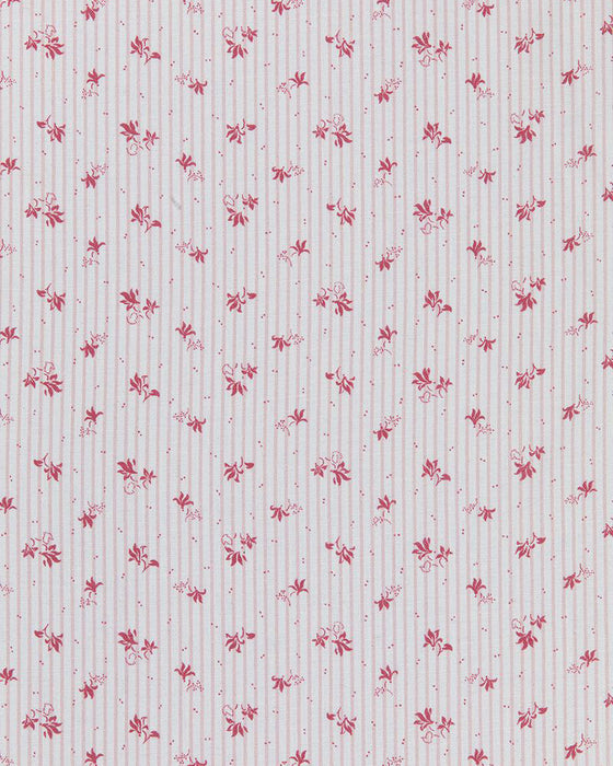 Metro Raspberry on White Linen