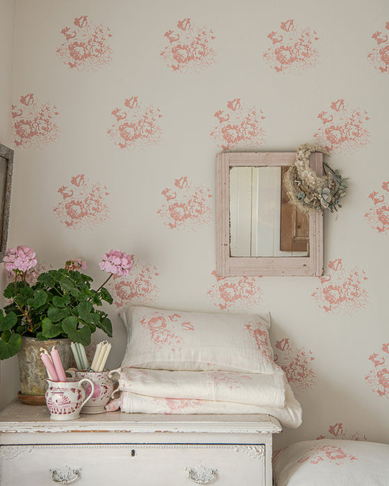 Hatley Pink Wallpaper