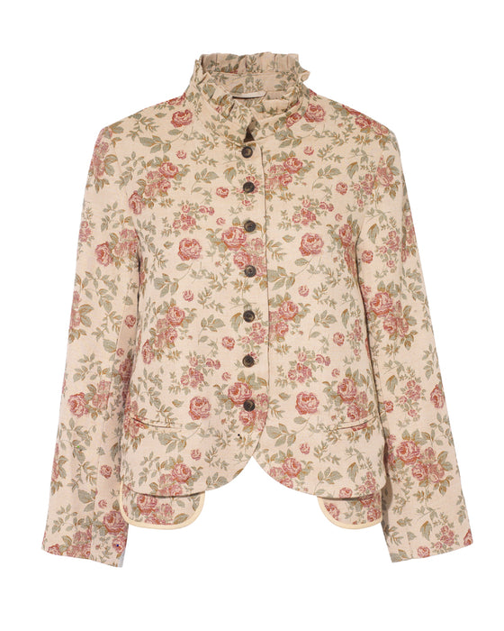Regan Jacket in Floral Viscose Cotton