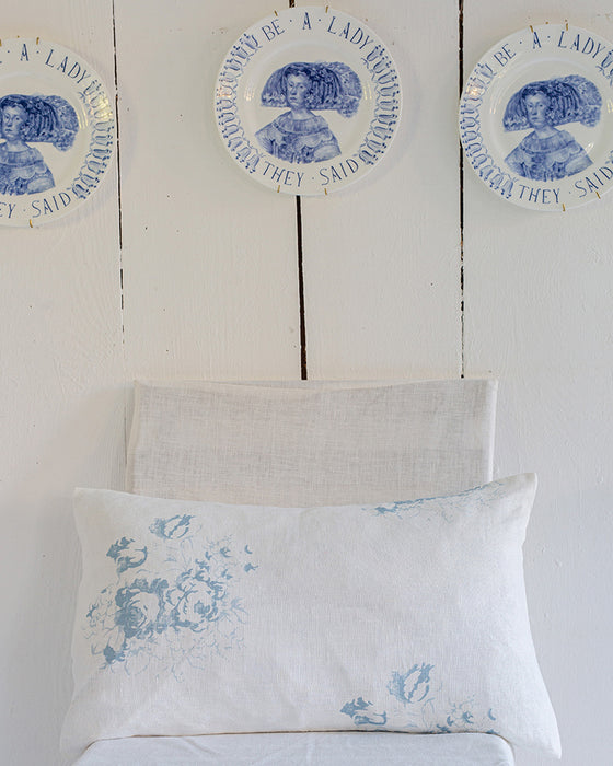 Hatley Blue scatter cushion cover
