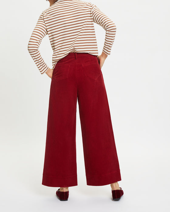 Toby Trousers in Red Cord