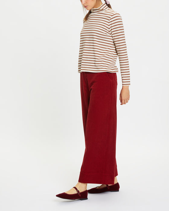 Toby Trousers in Red Cord