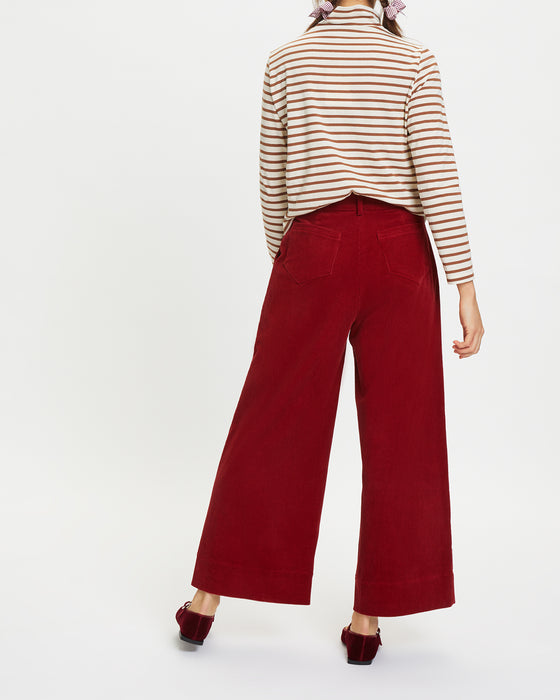 Toby Trousers in Red Cord