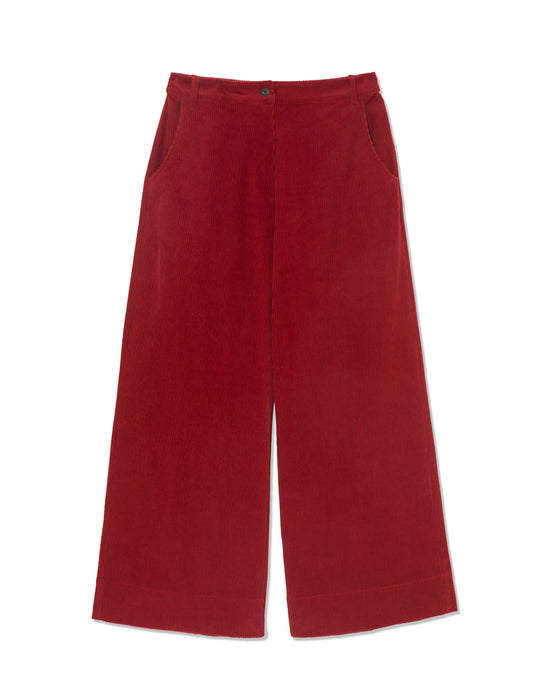 Toby Trousers in Red Cord