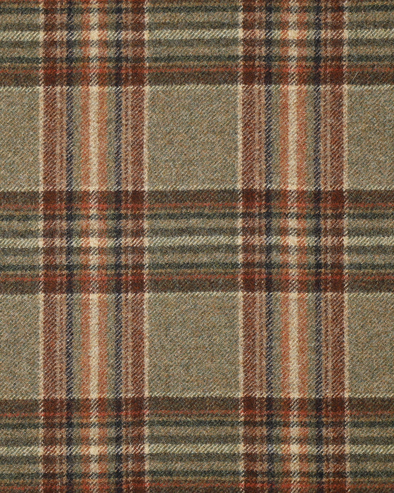Coates Sage & Red Tartan Wool