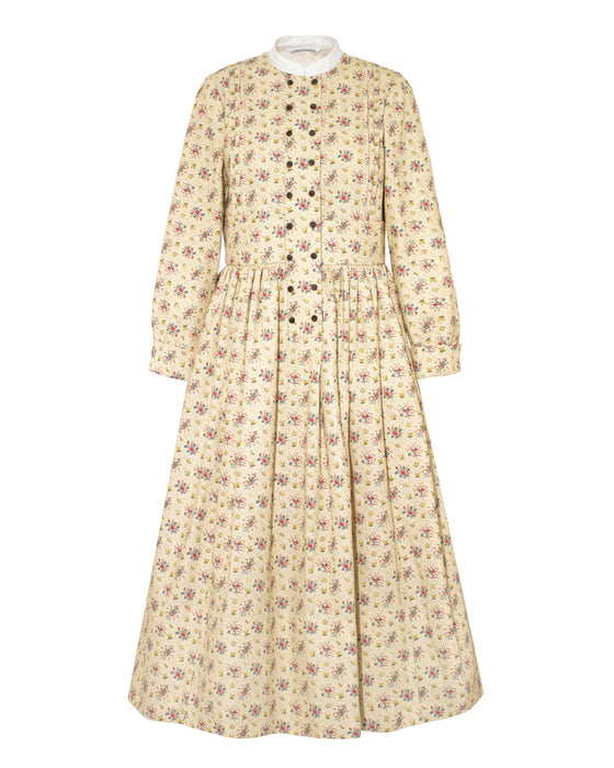 Viola Dress in C&R Earl printed on Cotton Cord