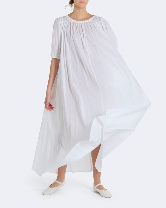 Yarrow dress in white cotton