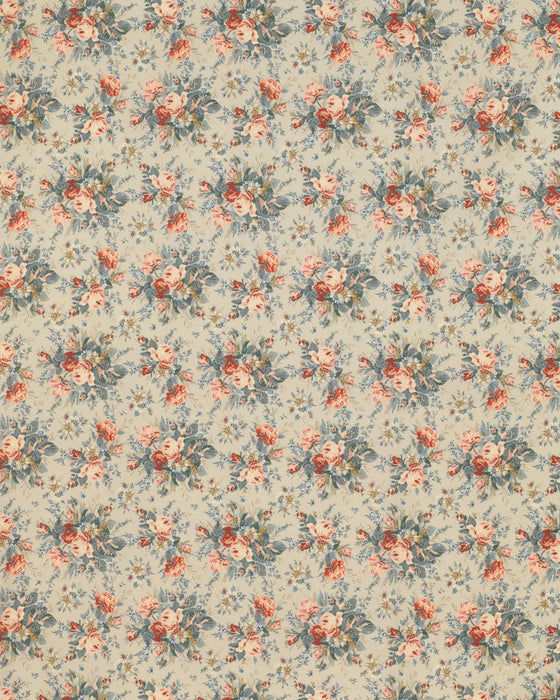 Sprig Rose Stone on White Linen