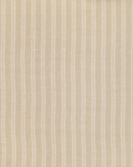 Natural Woven Ticking Stripe Linen