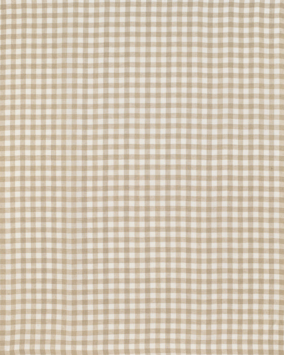 Natural Woven Check Linen