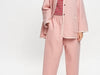 QUILTED JACKET IN PINK  - QUILTED TROUSERS IN PINK