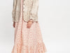 EARTH JACKET IN WOVEN BROWN FLORAL - ZADIE DRESS IN BEATRICE NEEDLECORD