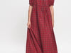 ANTOINETTE DRESS IN RED TARTAN FLANNEL