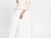 CORNELIUS SWEATER & INDIA SKIRT IN WHITE