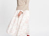 FRILLY COLLAR TOP BROWN STRIPE -INDIE SKIRT IN BEES