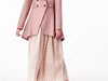 Flossie Frock Jacket in Pale Pink Wool Valerie Dress in C&R Checky Cotton Voile